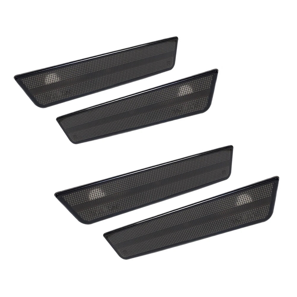 Set of 4 Smoked Lens LED Side Marker Lights for Dodge Challenger