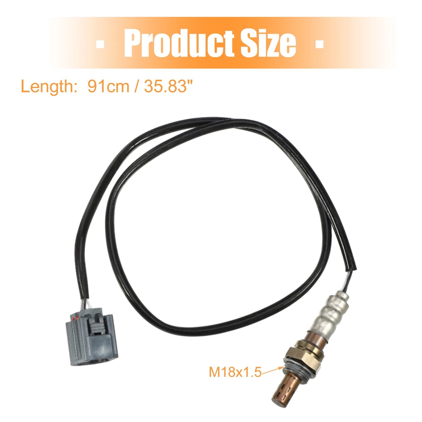 2 Pcs Up and Downstream Oxygen Sensor for Mazda 3 L4 (2004–2005) No.L3K218861A