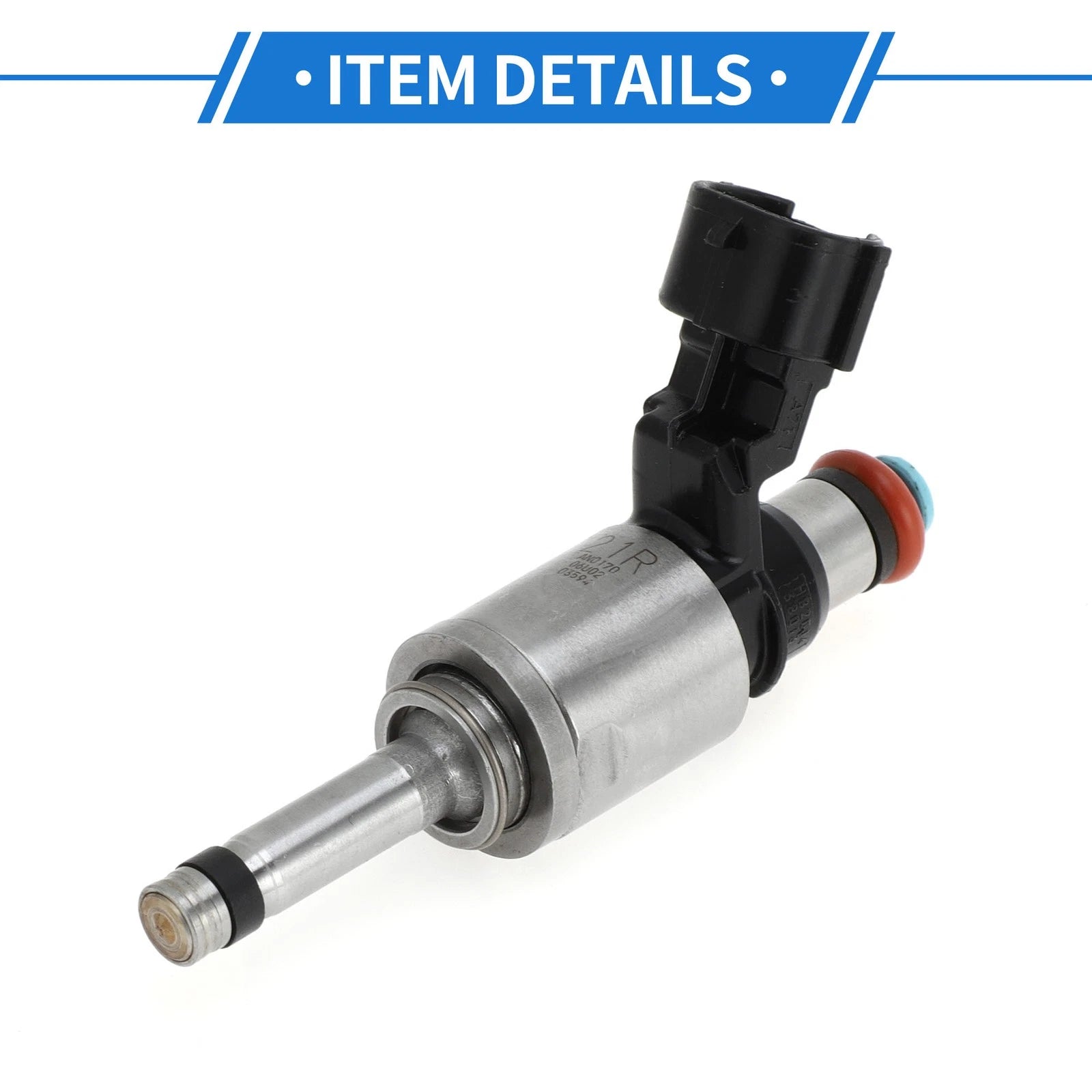 Fuel Injector No. 1660000Q2A for Nissan Qashqai 1.2 DIG-T (2013) 1 Pc Black