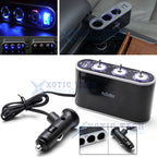 12V USB Port Cigarette Lighter 3-Way Socket Splitter for Mercedes-Benz ML320 (1998–2005)