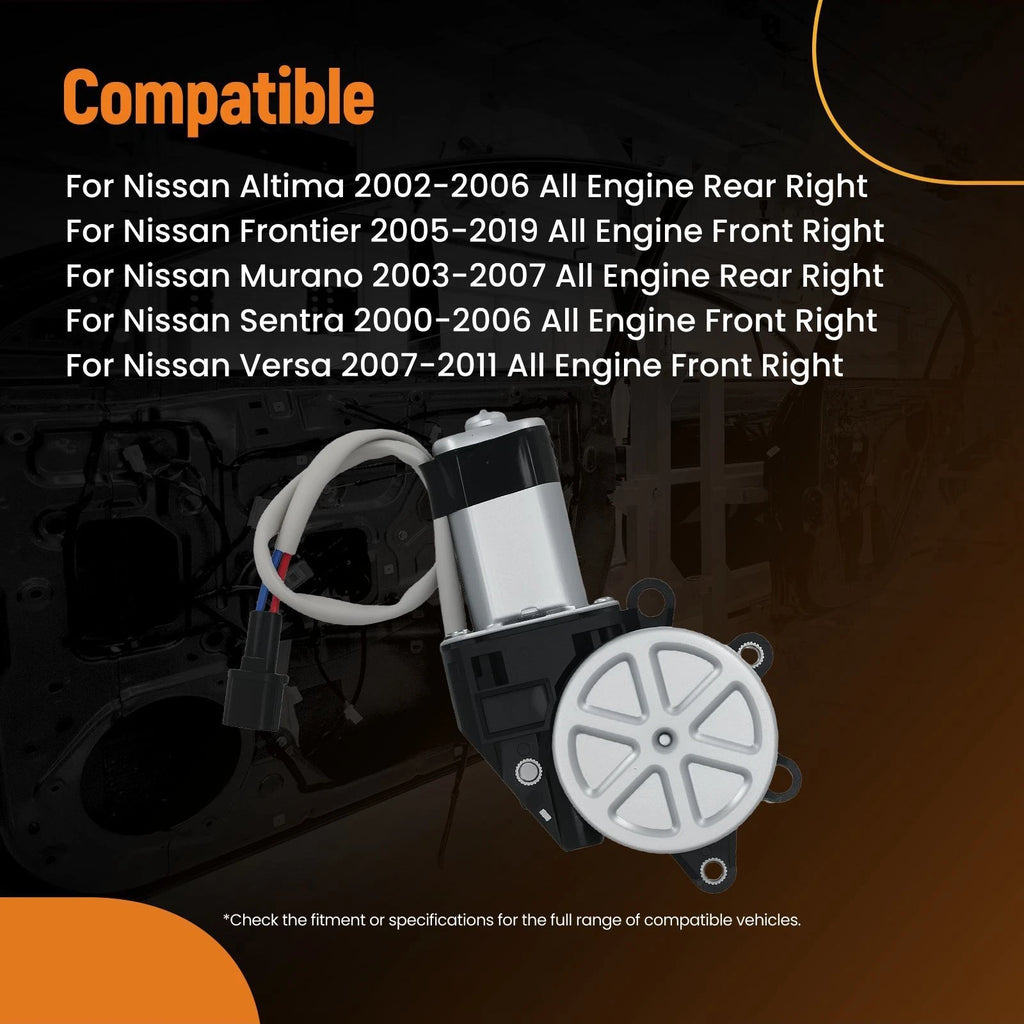 Power Window Motor for Nissan Versa (2007-2013) Front Right