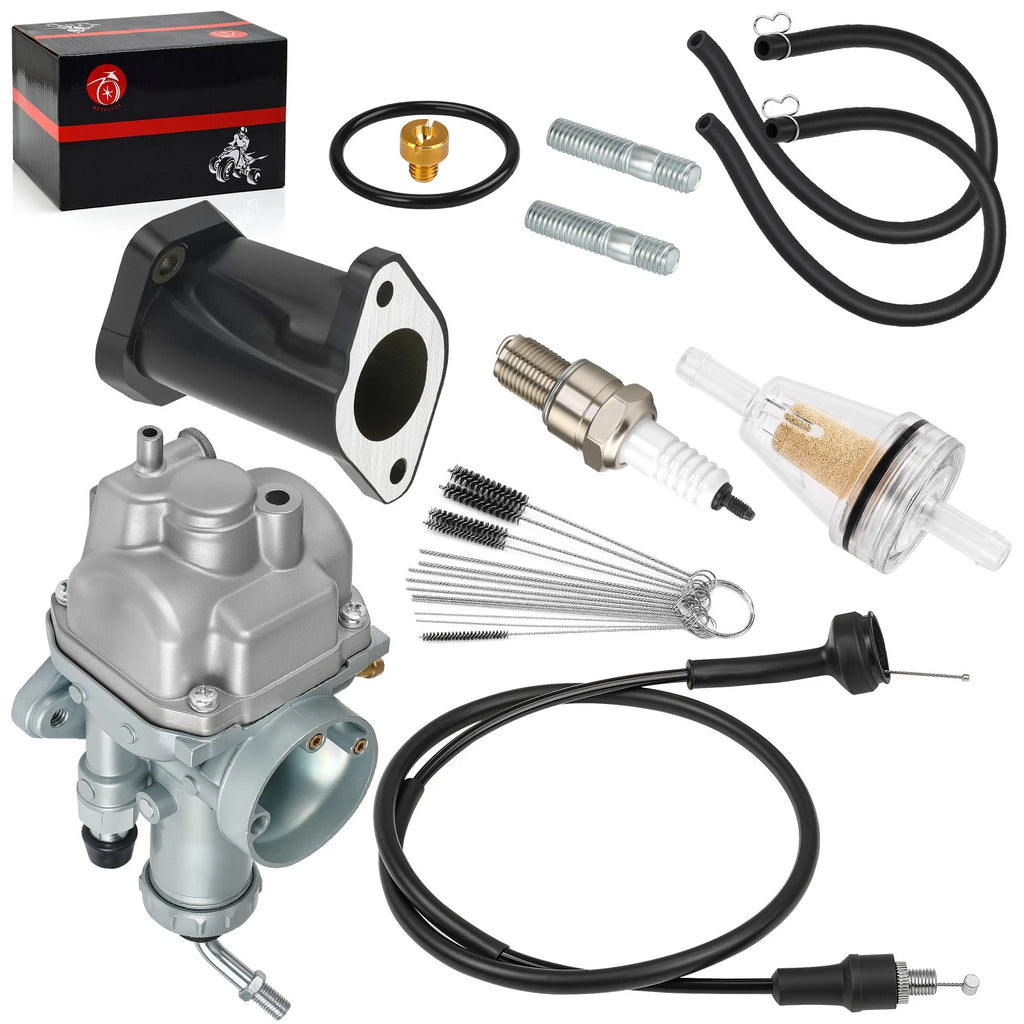 Carburetor for Yamaha Timberwolf YFB250 (1992–2000) Cable Intake Manifold