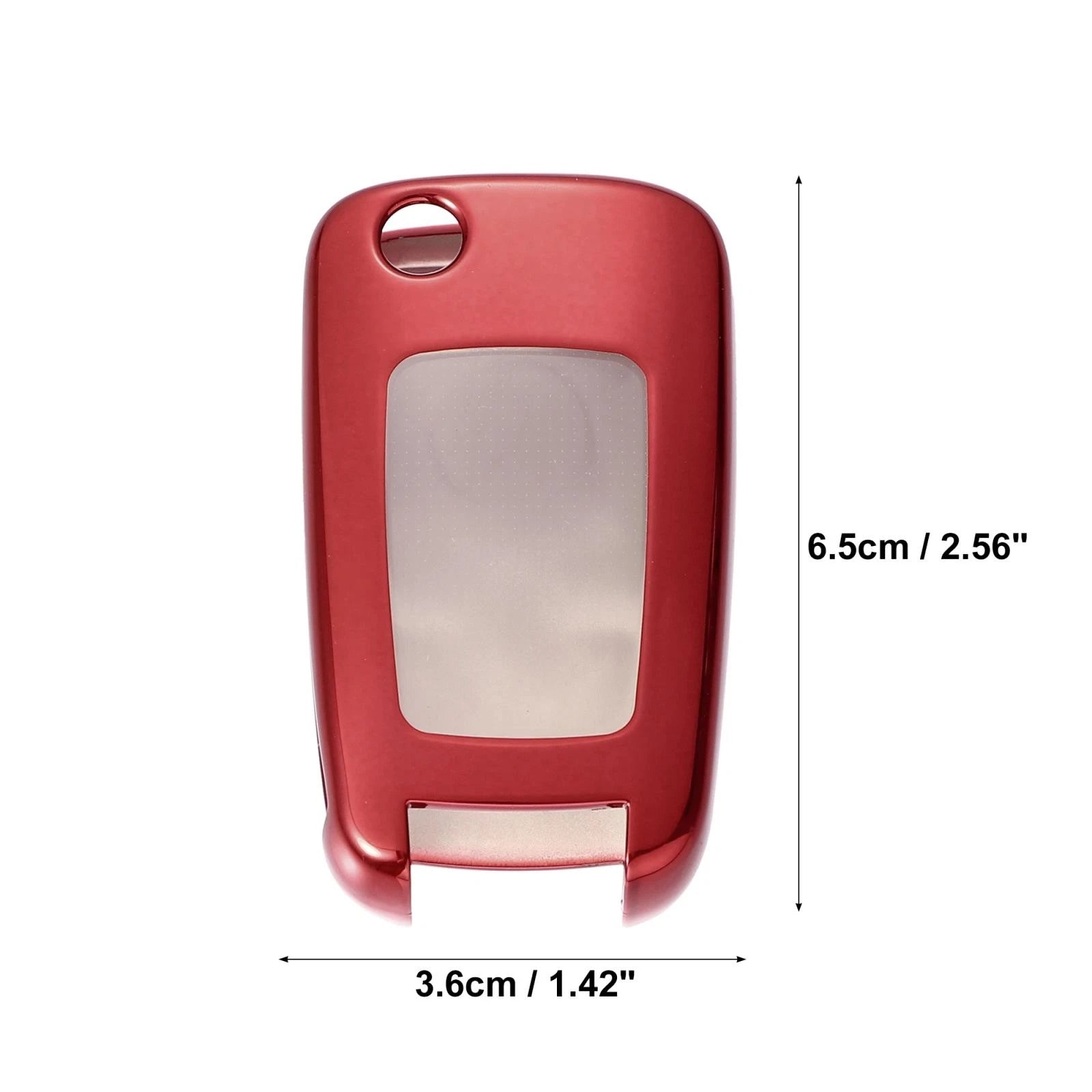 TPU Key Fob Cover for Chevrolet Impala (2014–2019) Red 745065754856