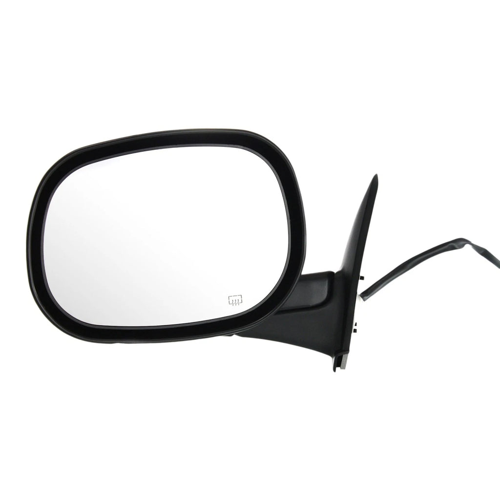 Power Mirror for Dodge Ram 1500 (1998–2001) Left Manual Fold Heated Black