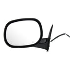 Power Mirror for Dodge Ram 1500 (1998–2001) Left Manual Fold Heated Black