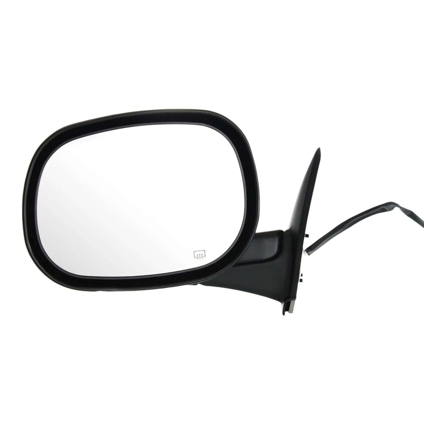Power Mirror for Dodge Ram 1500 (1998–2001) Left Manual Fold Heated Black