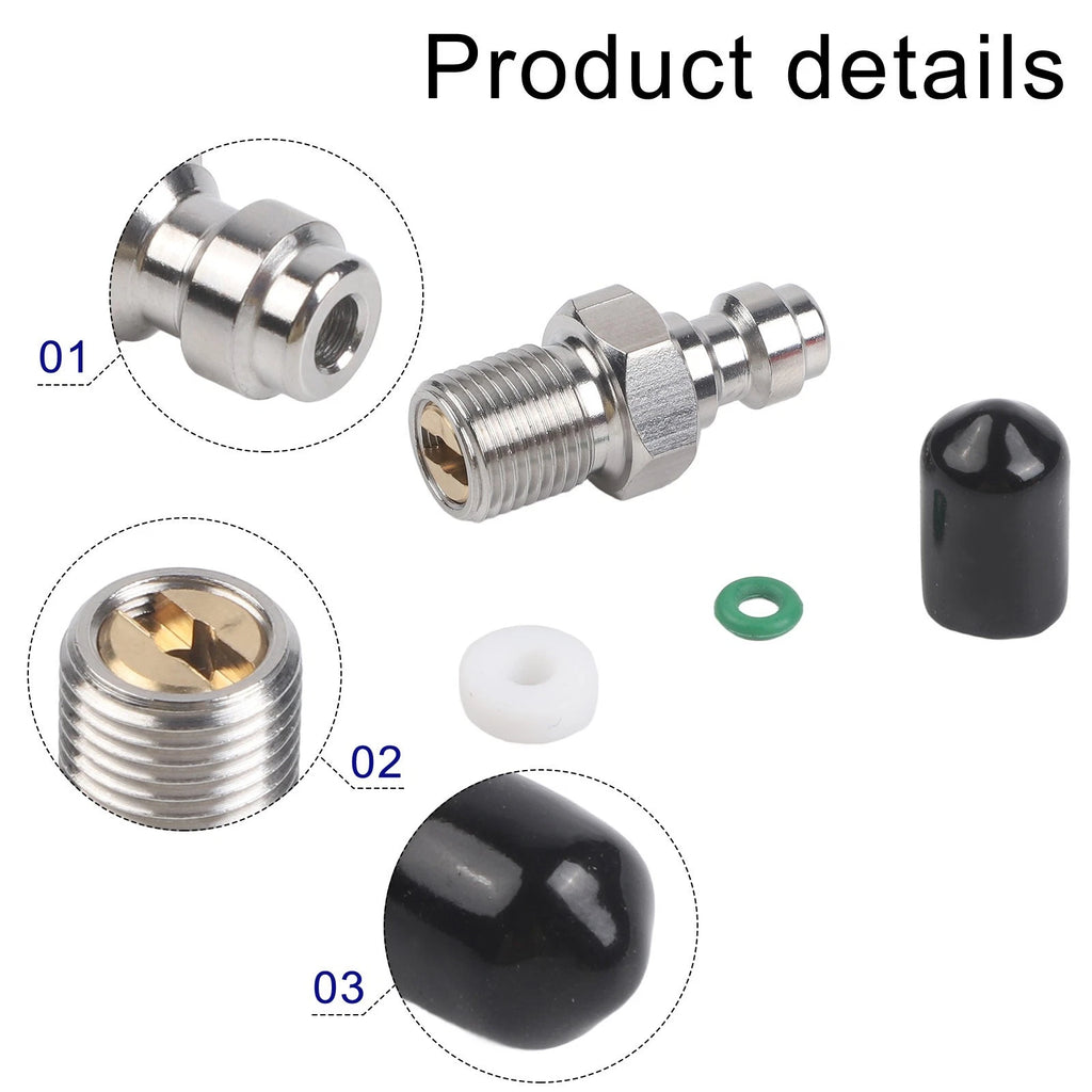 8MM Male Head One-Way Valve for UK Models (Stainless Steel Quick Connector)