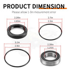 Rear Left Axle Wheel Bearing + Seals for Honda Rancher 350 TRX350 (2000–2006)