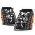 HID Projector Headlights Black for Cadillac Escalade ESV EXT (2007–2014)