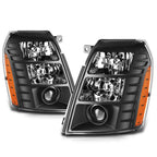 HID Projector Headlights Black for Cadillac Escalade ESV EXT (2007–2014)