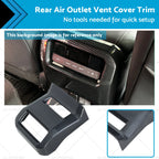 Rear Air Outlet Vent Cover Trim for Toyota Prado LC250 (2024–2024) Carbon Fiber