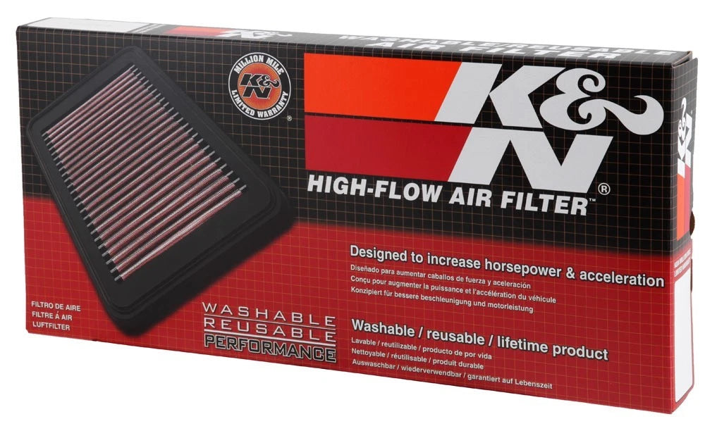 K&N 33-2128 Engine Air Filter for Audi A3, Beetle, Golf, Jetta, S3, TT (2000–2023)