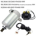 Starter for Yamaha Big Bear 350 4WD YFM350FHL/FHLC/FWBL (1999) with Relay & Switch
