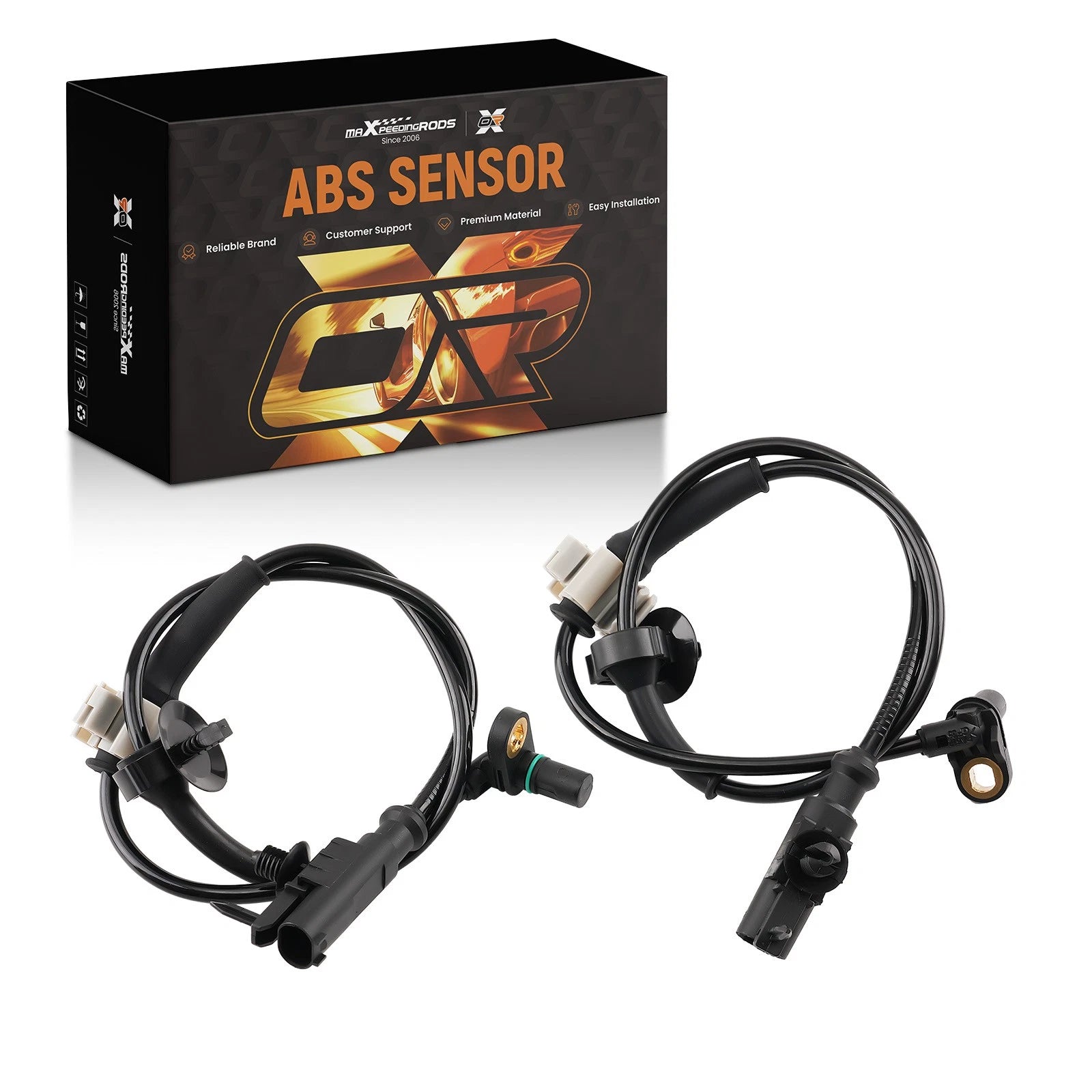 2X ABS Wheel Speed Sensor for Chevrolet Silverado 1500 (2007–2013)