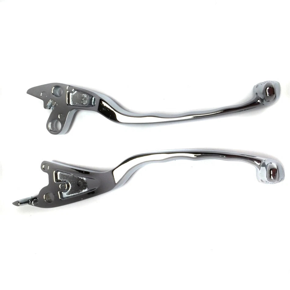 Chromed Brake Clutch Skull Hand Levers for Suzuki Intruder 800 1400 1500