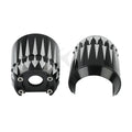 Black Lower Fork Slider Covers for Harley Road Street Electra Glide (84-2013)