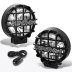 Set of 2 Black Housing Headlights for Ford Focus (2012–2014)