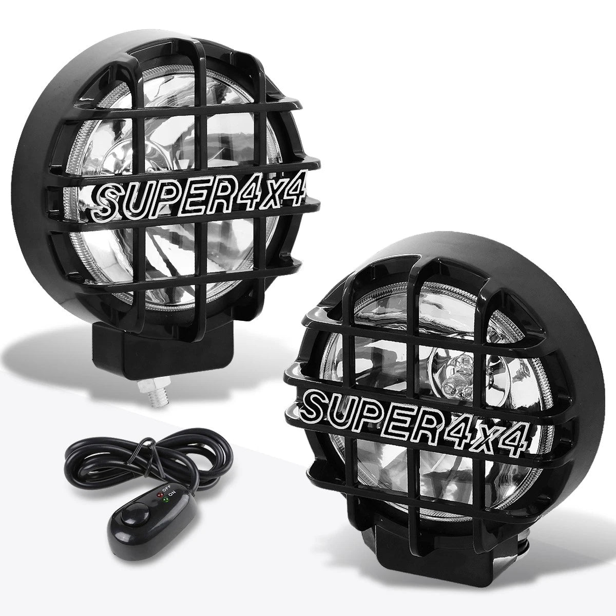 Set of 2 Black Housing Headlights for Ford Focus (2012–2014)