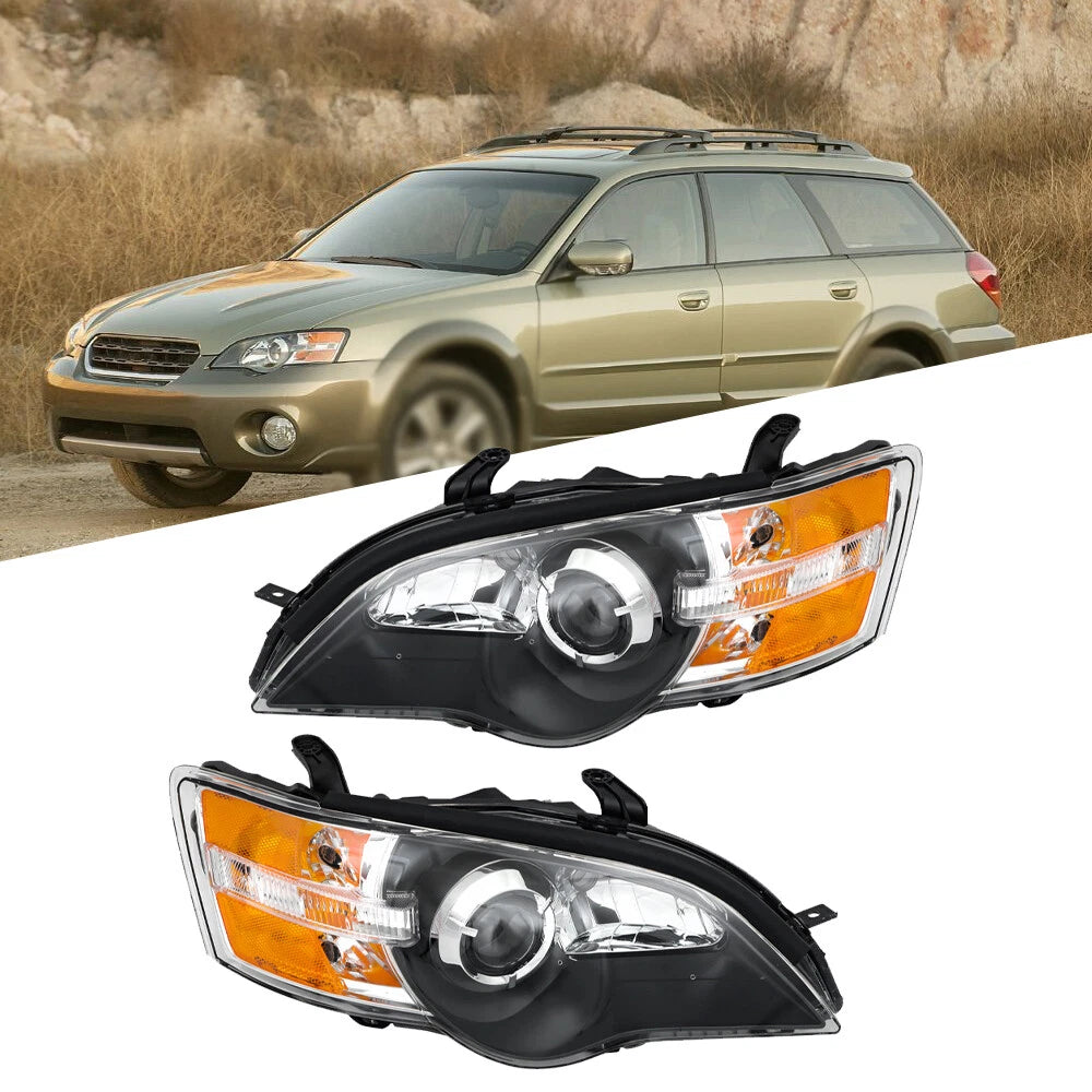 Headlight Assembly for Subaru Legacy/Outback (2005–2007) Left + Right