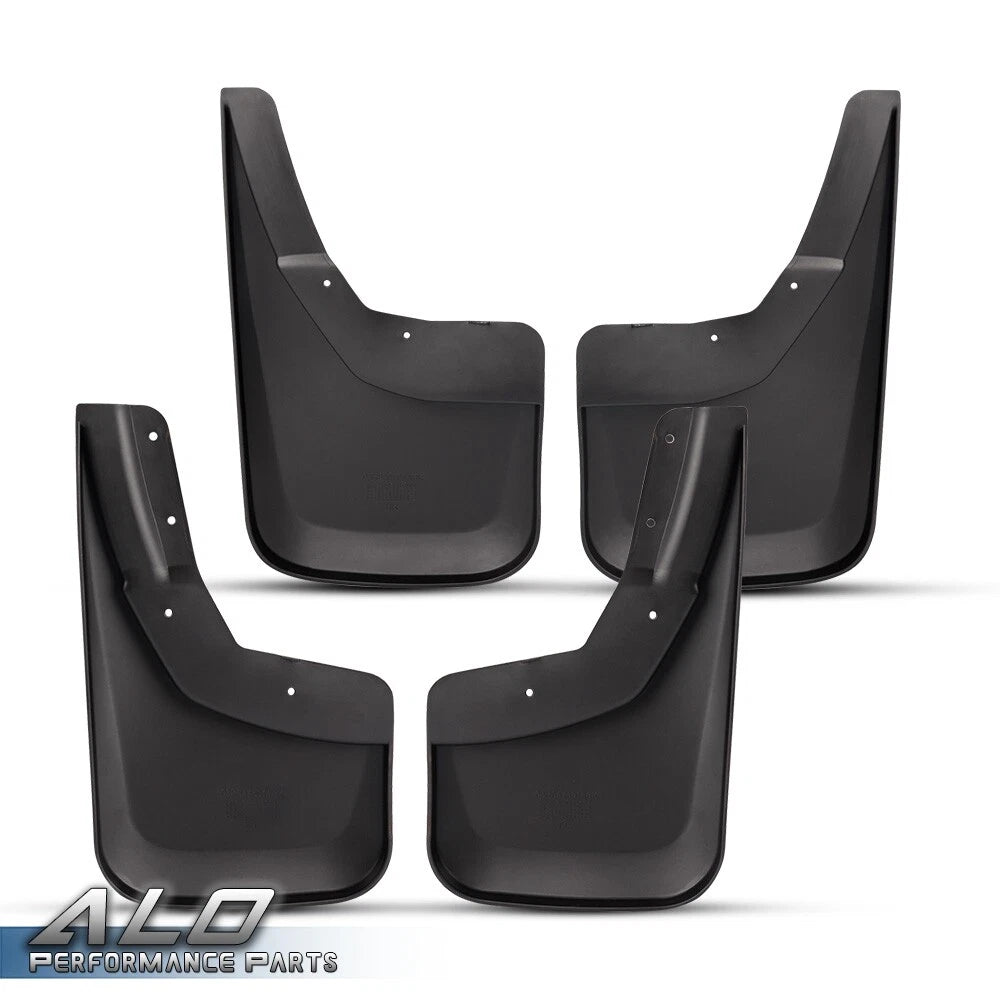Set of 2 Front and Rear Mud Flap Splash Guards for Chevy Silverado