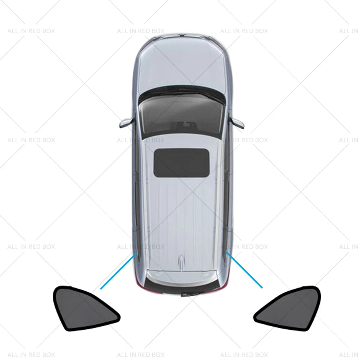Set of 2 Magnetic Mesh Sun Blind Shades for Hyundai Tucson (2021–2024)