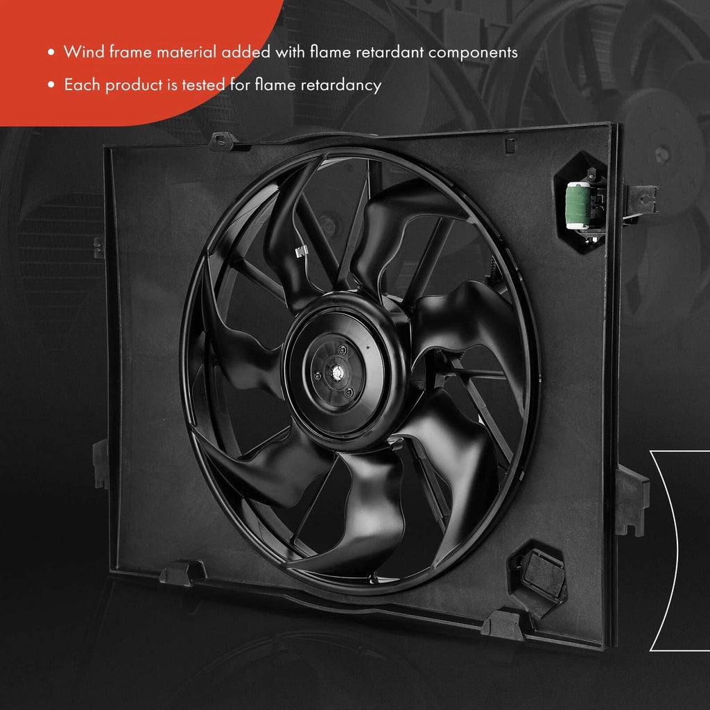 Cooling Fan Assembly with Shroud for Kia Sportage (2005–2010)