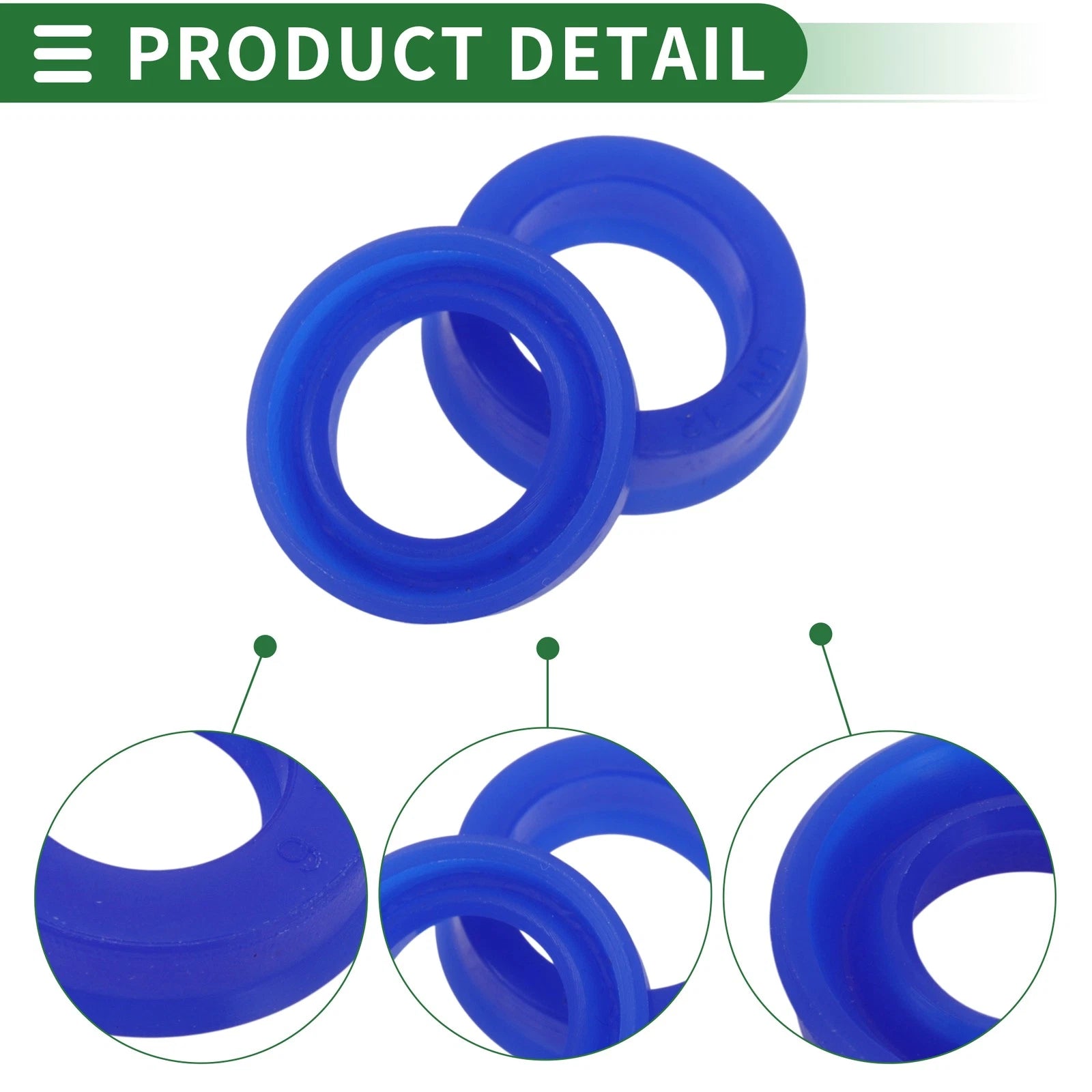 Set of 10 Oil Seal Rotary Shaft Seal 12x22x6mm High Pressure Blue