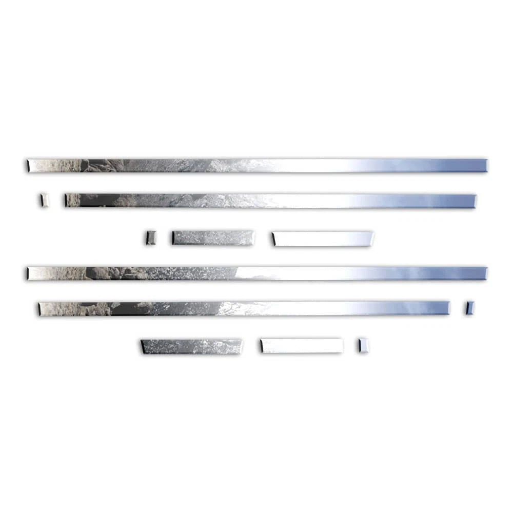 Accent Trim 12pc Diamond Grade for Chevy Silverado Crew Cab (2014–2018)