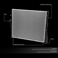 Aluminum Core Replacement Radiator for BMW X3 (2007–2010) DPI 13277