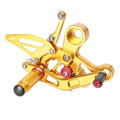Gold Adjustable Rearset Footpegs for Yamaha MT-09 FZ-09 (2014-2017)