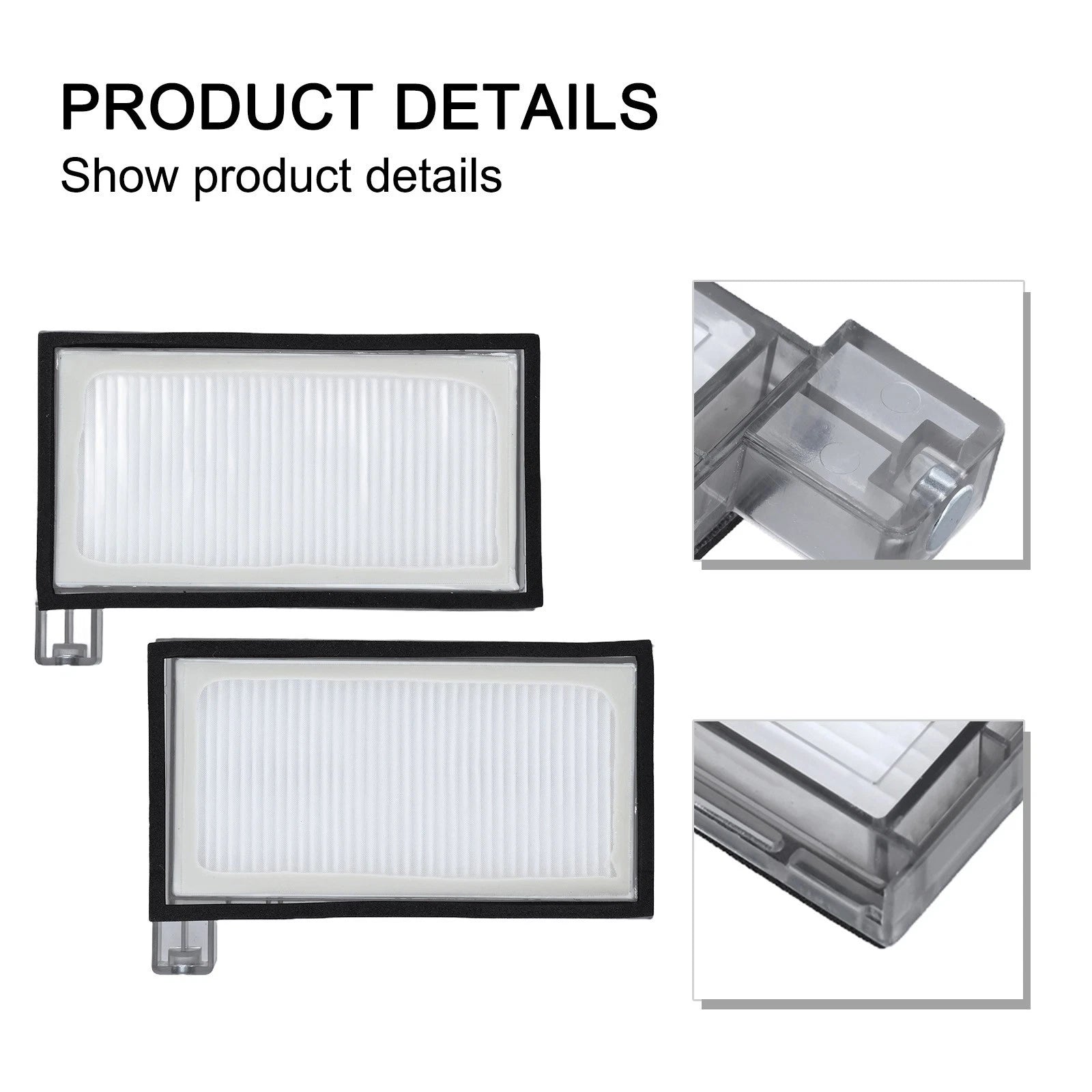 Set of 2 Enhanced Vacuum Cleaning Spare Filters for eufy X8 Pro (2020–2023)