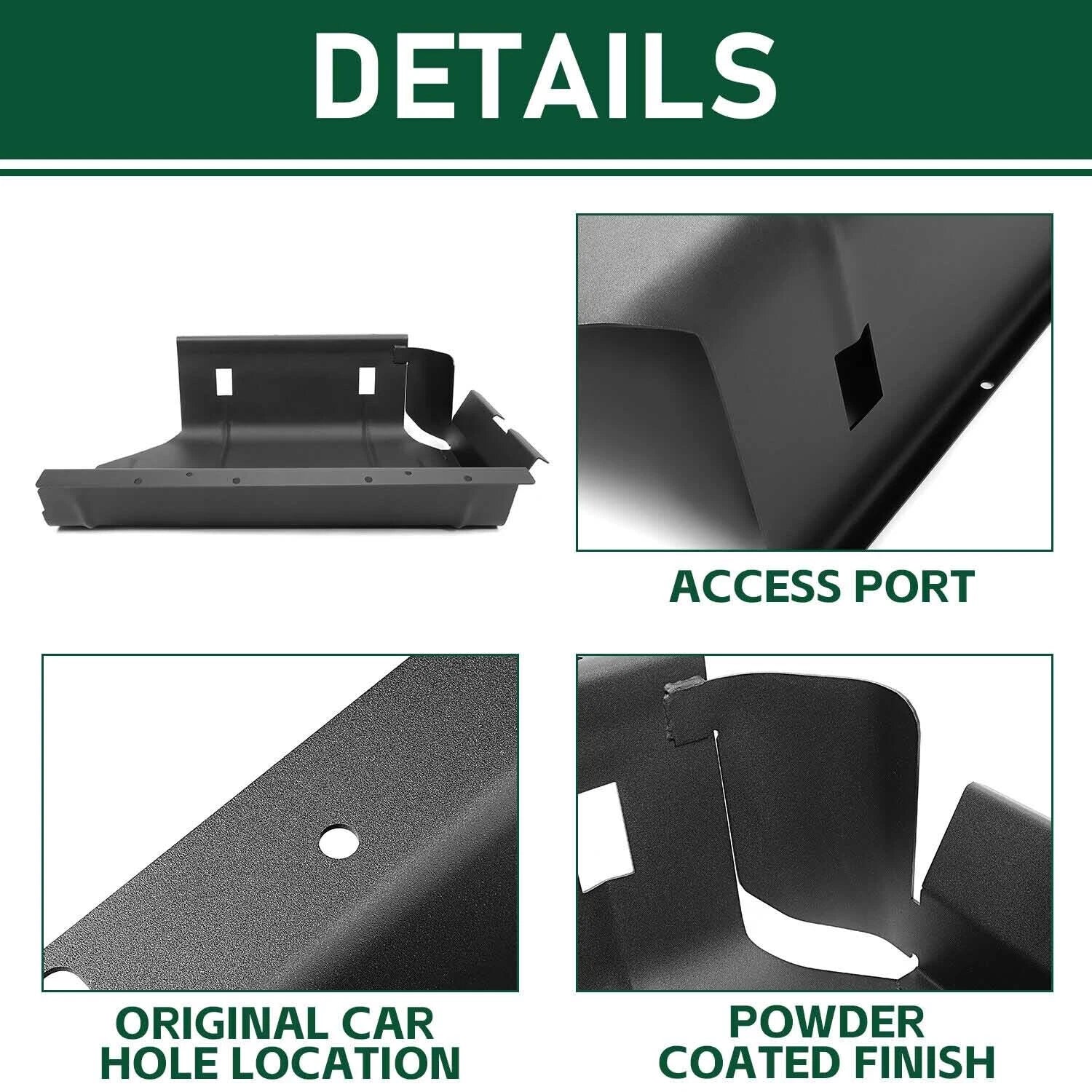 Gas Tank Skid Plate for Jeep Wrangler YJ (1987–1995)