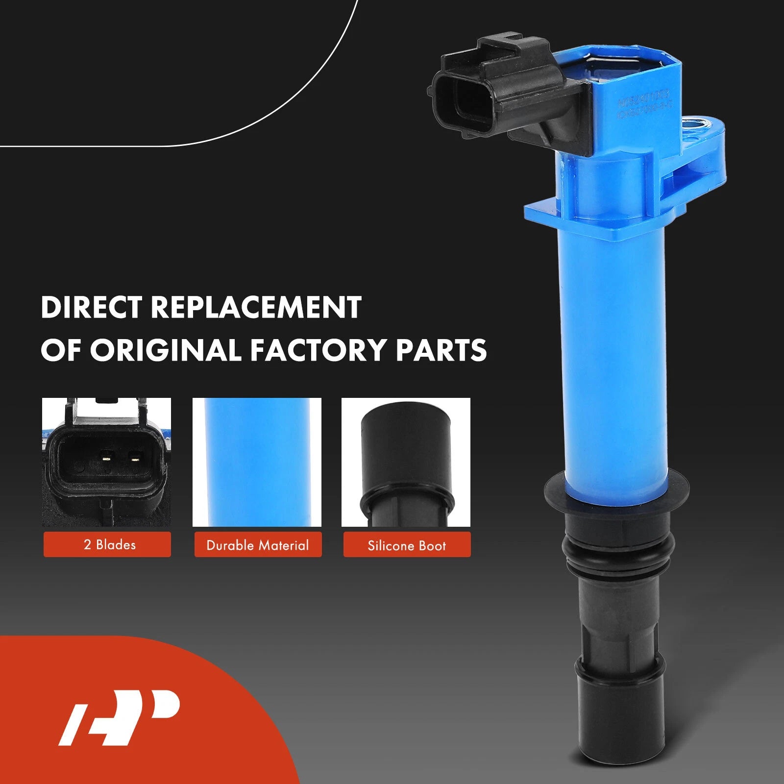 8x Ignition Coils & 8x Iridium Spark Plugs for Jeep Grand Cherokee (2005–2010)
