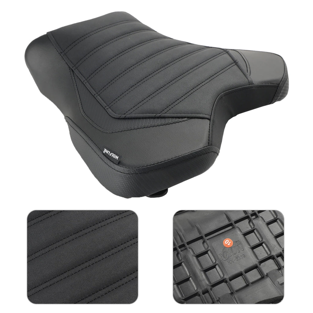 Front Driver Seat Cushion for Yamaha YZF-R1 (2015–2023) - Black PU