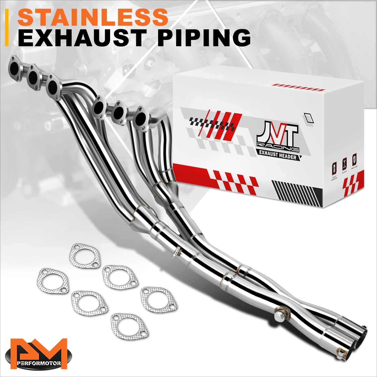 Stainless Steel Long Exhaust Header for BMW 3-Series E30 2.5L 2.7L (1986–1988)