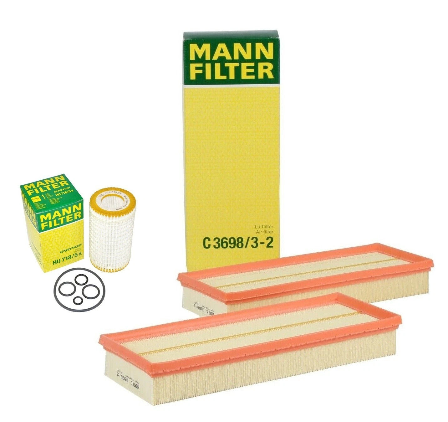 MANN Air Filter & Oil Filter Kit for MB C209 C215 C219 R230 W204 W211 W220