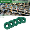 Set of 5 Oil Seal Rotary Shaft Seal 12x25x8mm High Pressure Green
