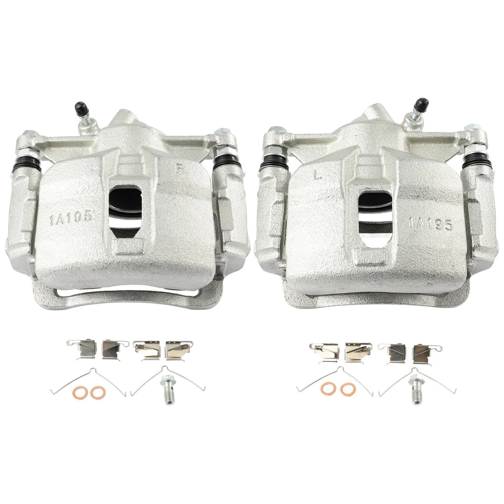 Set of 2 Front Brake Calipers for Geo Prizm, Toyota Corolla