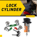 Ignition Key Switch Door Lock Cylinder for Ford Econoline E150 E250 E350 (1992–2014)