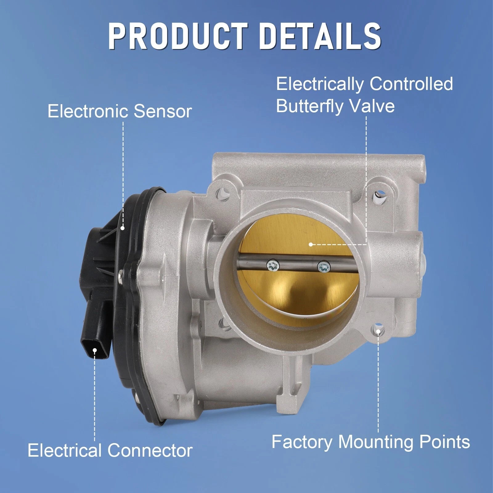 Throttle Body for Ford Five Hundred, Freestyle, Mercury (2005–2007)