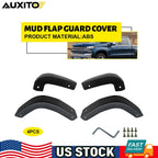 Set of 4 Mud Flap Guard Delete Covers for Silverado 1500 (2019–2025)