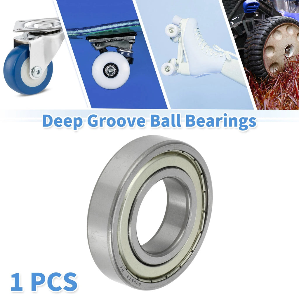 6208ZZ Deep Groove Ball Bearing for Scooter Skateboard (40x80x18mm)