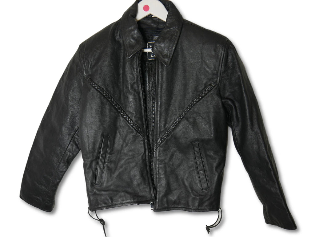 Thinsulate Leather Jacket for Women Size S Biker Style