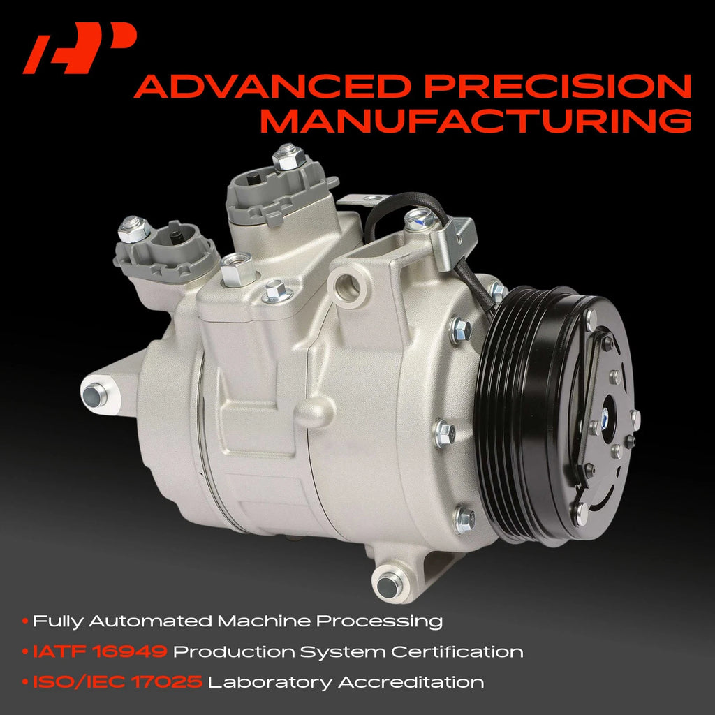 A/C Compressor with Clutch for Ford Explorer Taurus Lincoln MKT (2012-2019)