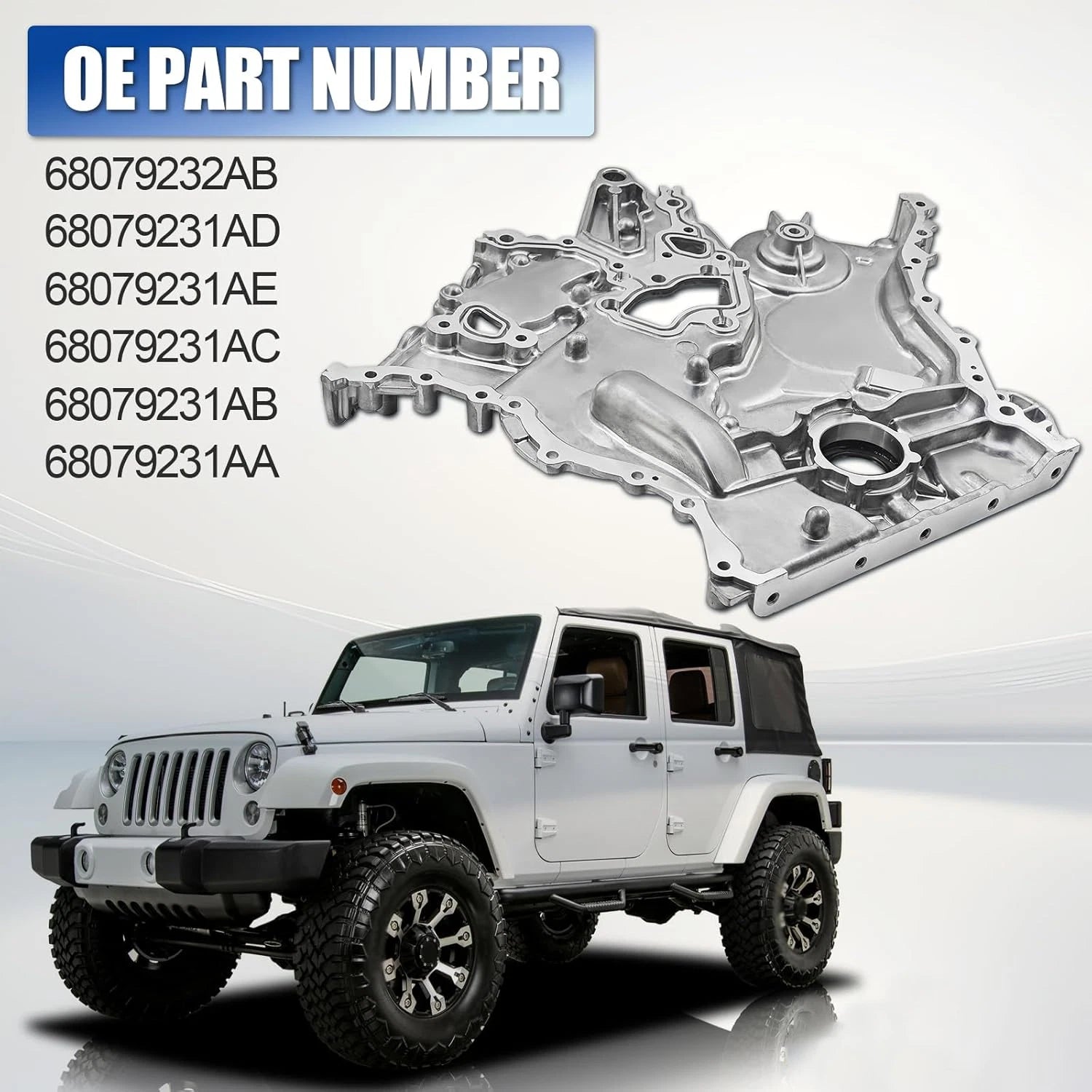 Timing Chain Cover for Jeep Wrangler (2012-2018)