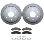 Rear Brake Kit 325mm Rotors TRW Pro Ceramic Pads for Silverado Sierra 1500 (2014–2023)