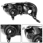 Set of 2 Headlight Lamp Assemblies for Ford Escape (2001–2004) Chrome