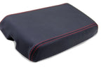 Leather Synthetic Console Center Armrest Cover for Camaro (1982–1992) Red Stitch