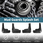 Set of 4 Mud Flaps Splash Guards for Toyota Alphard (2022–2024)