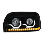 Left LED Headlight with Light Bar for Freightliner Century (2000–2007)